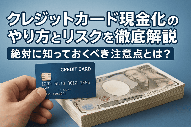 クレジットカード現金化のやり方とリスクを徹底解説｜絶対に知っておくべき注意点とは？