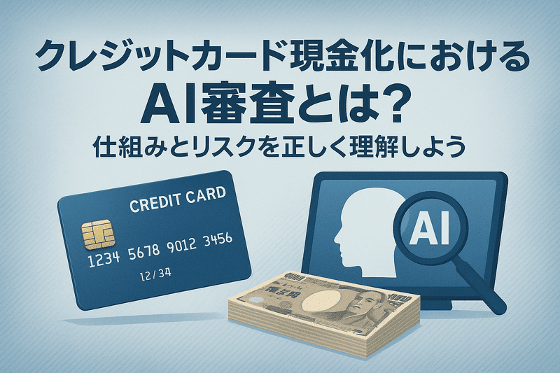 クレジットカード現金化におけるAI審査とは？仕組みとリスクを正しく理解しよう