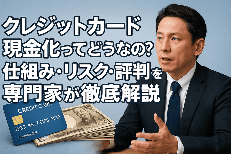 クレジットカード現金化ってどうなの？仕組み・リスク・評判を専門家が徹底解説